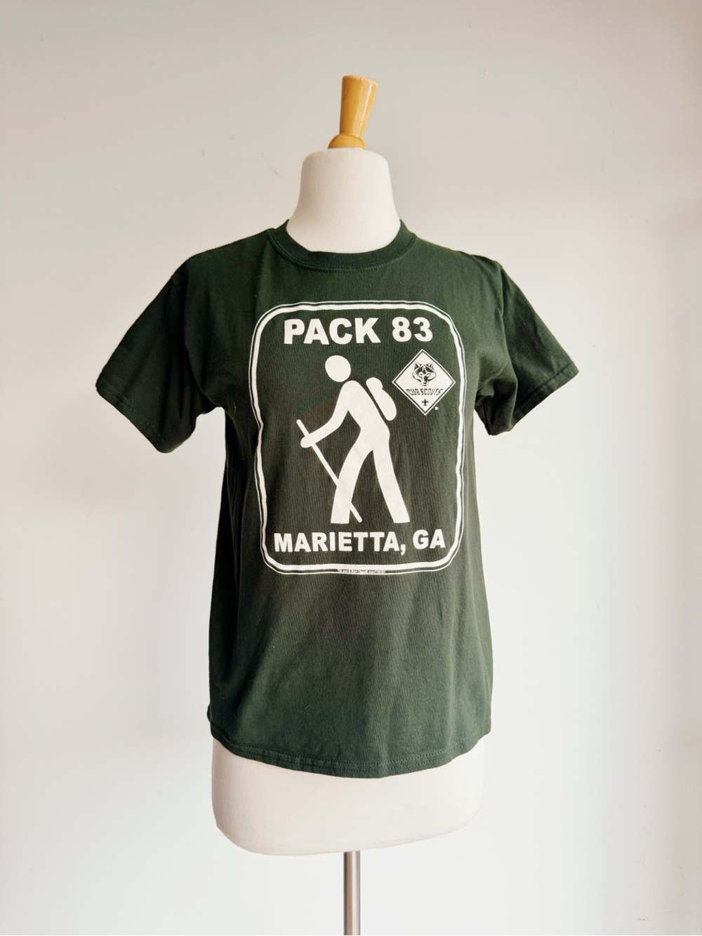 Cub Scouts Pack 83 Forest Green Graphic Camp Tee Youth M Adult XS